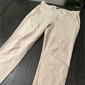 Fabletics tech pants men light beige size 30 /30